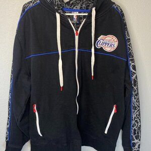 LA Clippers NBA Y2K Zip Up Sweatshirt